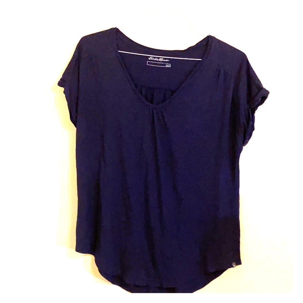 3/$15 Sale! Eddie Bauer navy blue top